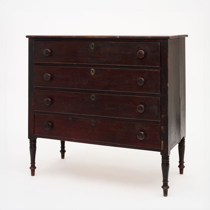 Vintage Country Sheraton Chest ca. 1820