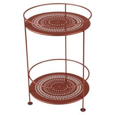 Guinguette Side Table in Red Ochre by Fermob 