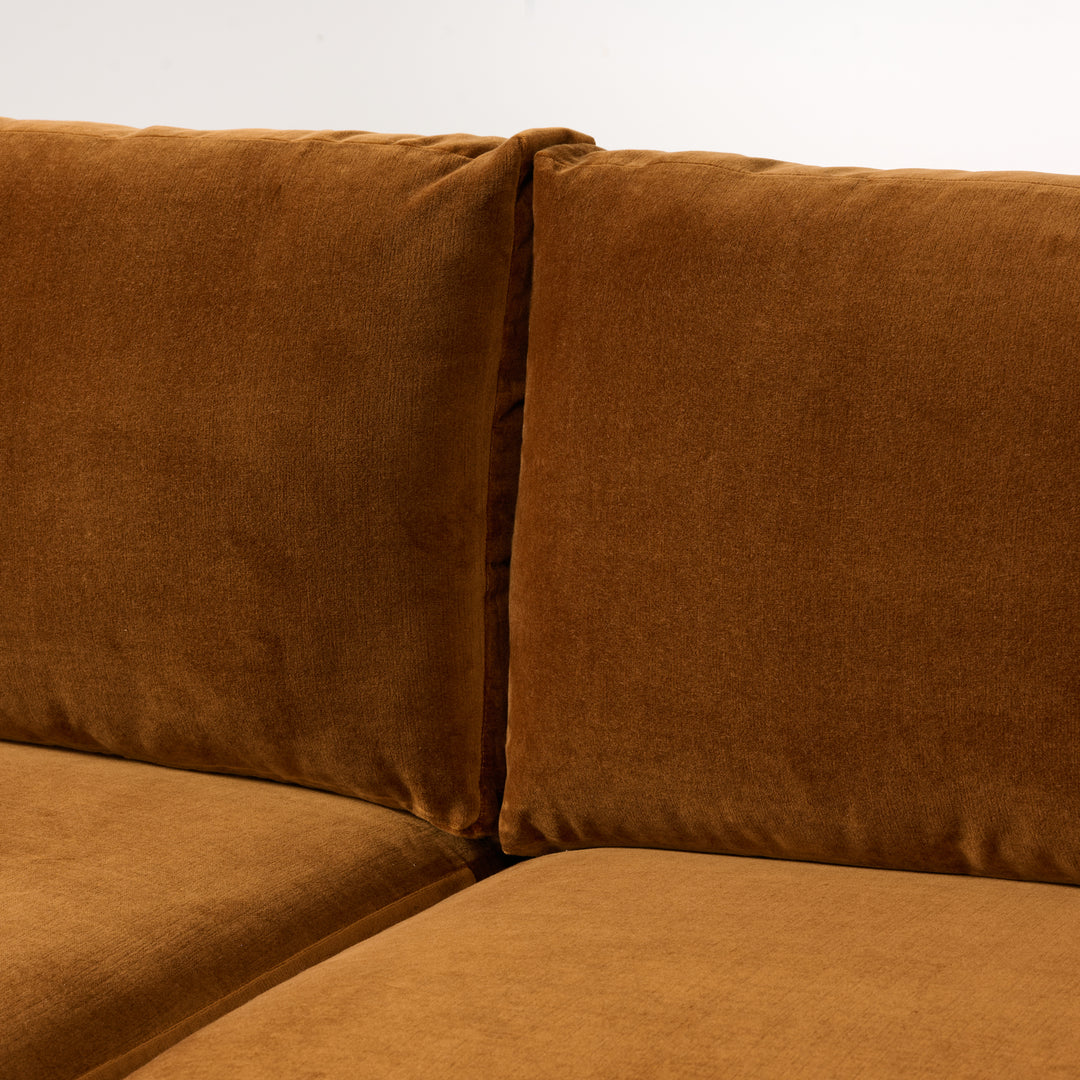 Beam Sofa in Cognac (90")