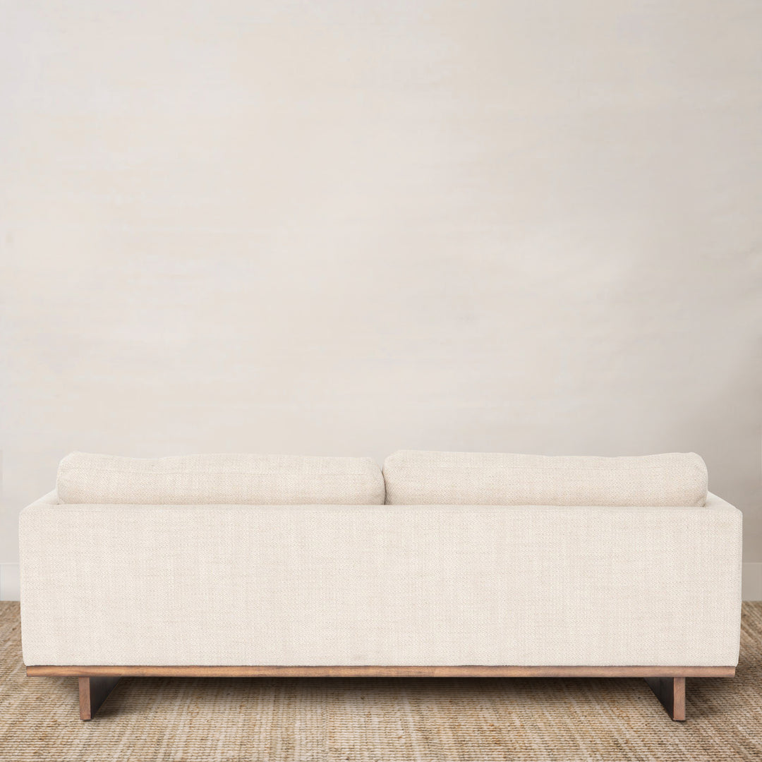 Edith Sofa Upholstered in Performance Fabric Irving Taupe (84")