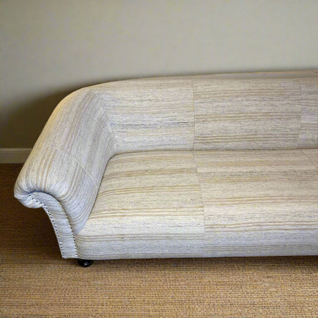 Springfield 84" Sofa Upholstered in One Of a Kind Hemp Fabric By Cisco Brothers