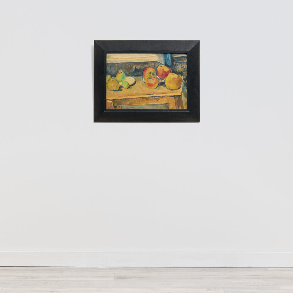 Vintage Artist Copy of Cezanne's Apples (1962)
