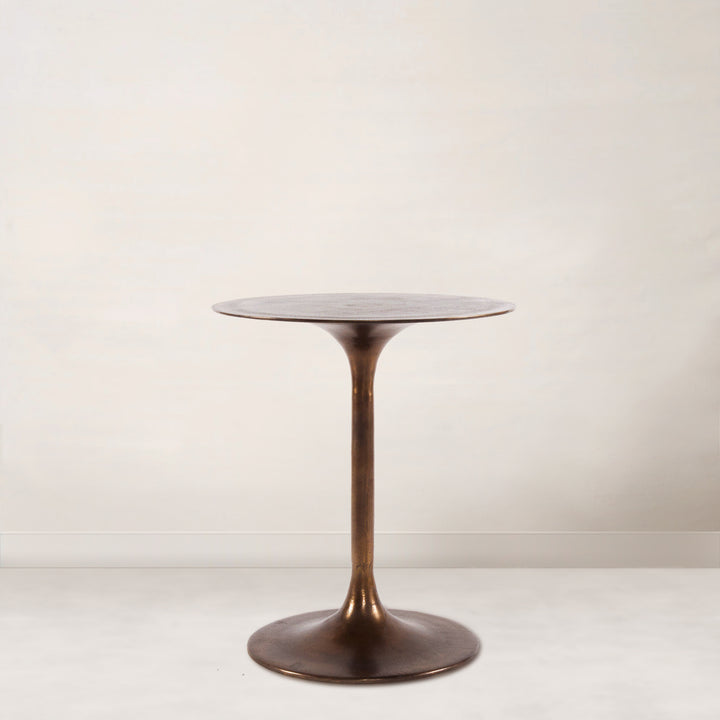 Felicity Indoor/Outdoor Side Table in Antique Rust