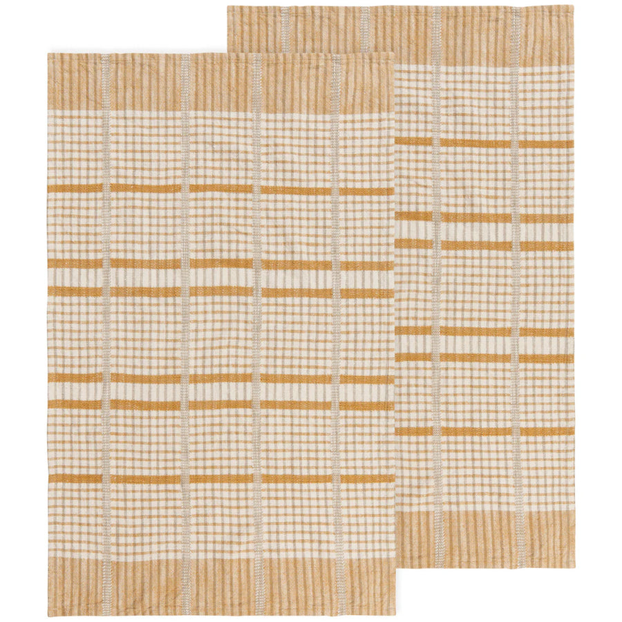 Saffron Finley Check Dishtowels S2