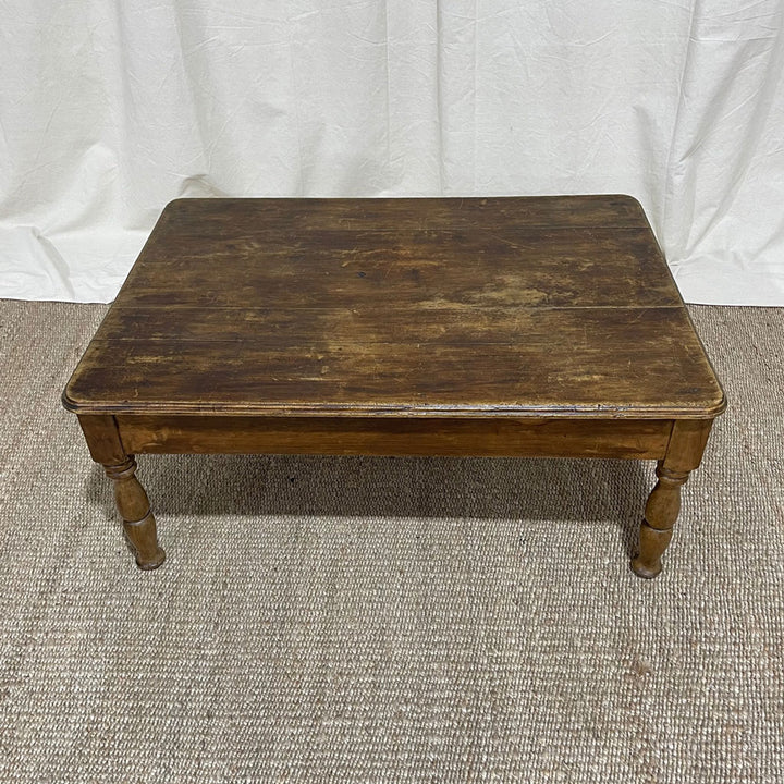 Vintage Guatemala Wooden Square Coffee Table