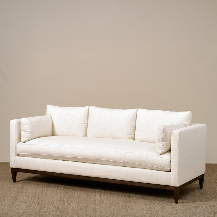 Leo Sofa in Kidproof Alabaster White