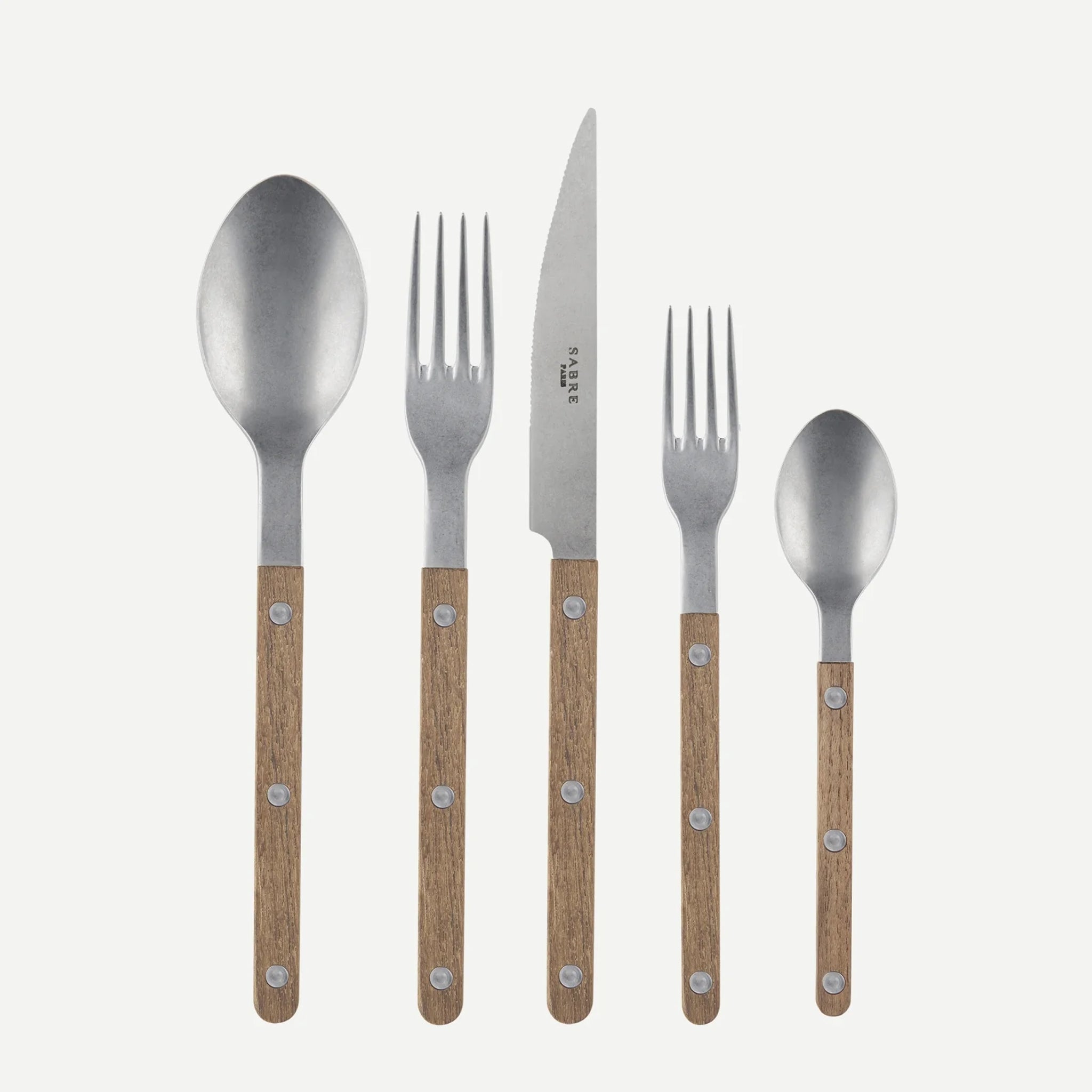 Bistrot Vintage Inspired Flatware 5pc Place Setting