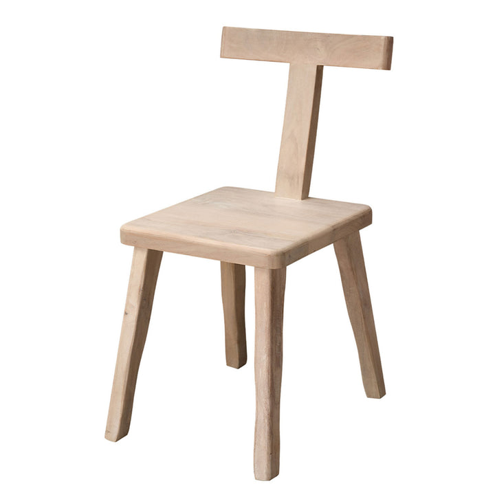 Pace Mango Wood Chair - White Bleach Wood