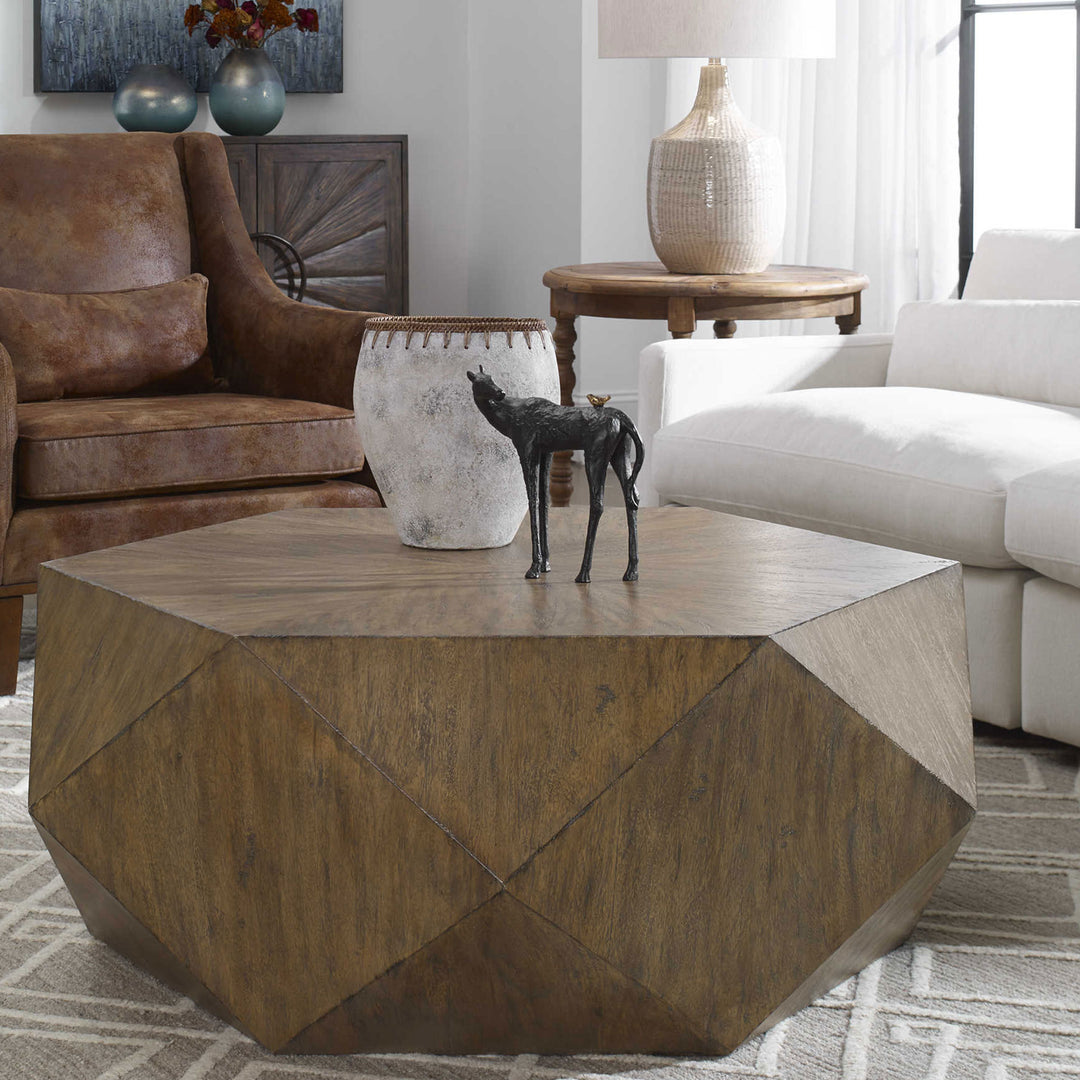 Valdin Coffee Table in Honey