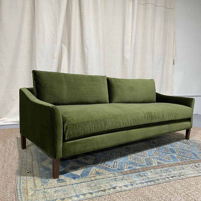 Friday Flair Arm Sofa in Peter Green by Younger & Co (86")