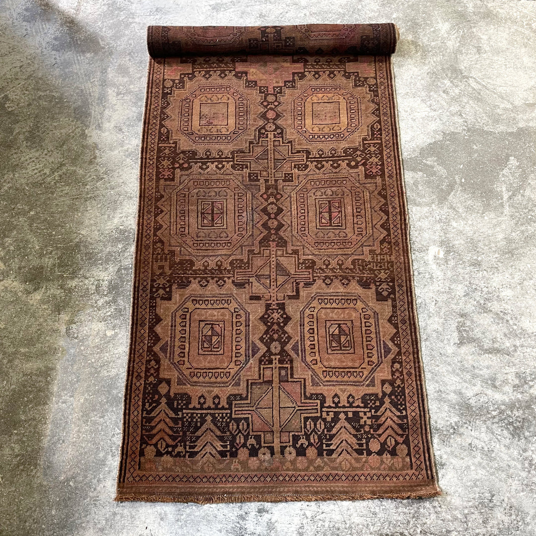 Vintage Rug Derbent UT 3.7 x 10.9