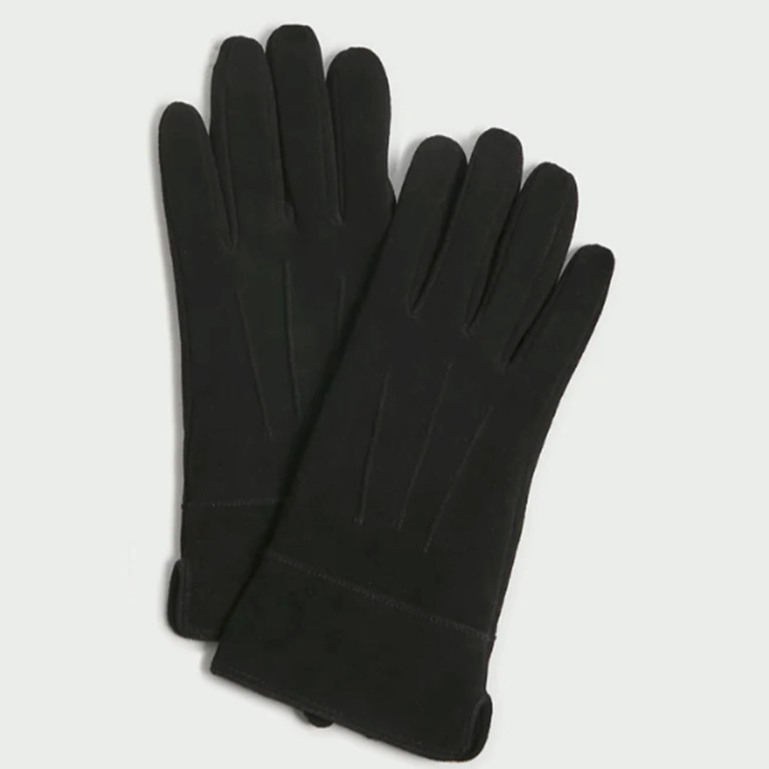 Suede Classic Gloves in Black