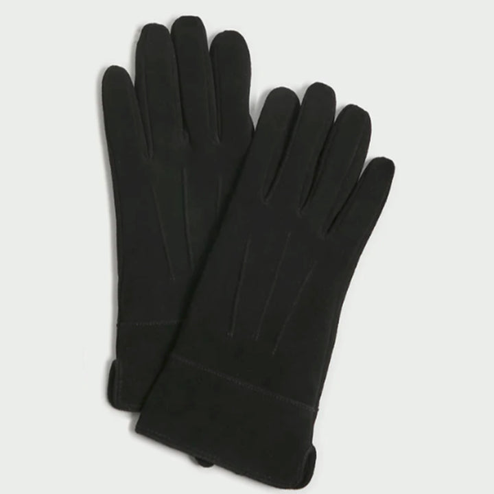 Suede Classic Gloves in Black