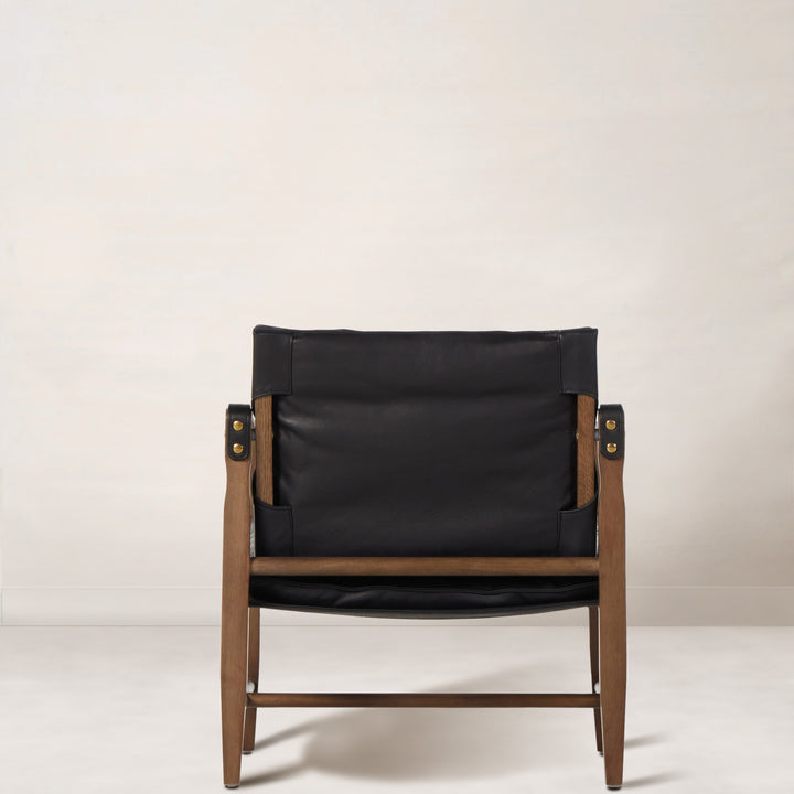 Leon Chair in Heirloom Black Leather