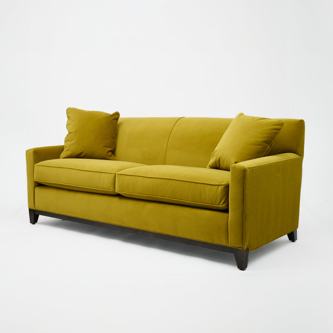 Martin Sofa in Heavy Duty Flaxen Pistachio (80")