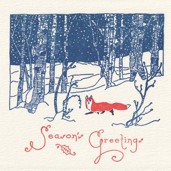 Snow Fox Greeting Cards