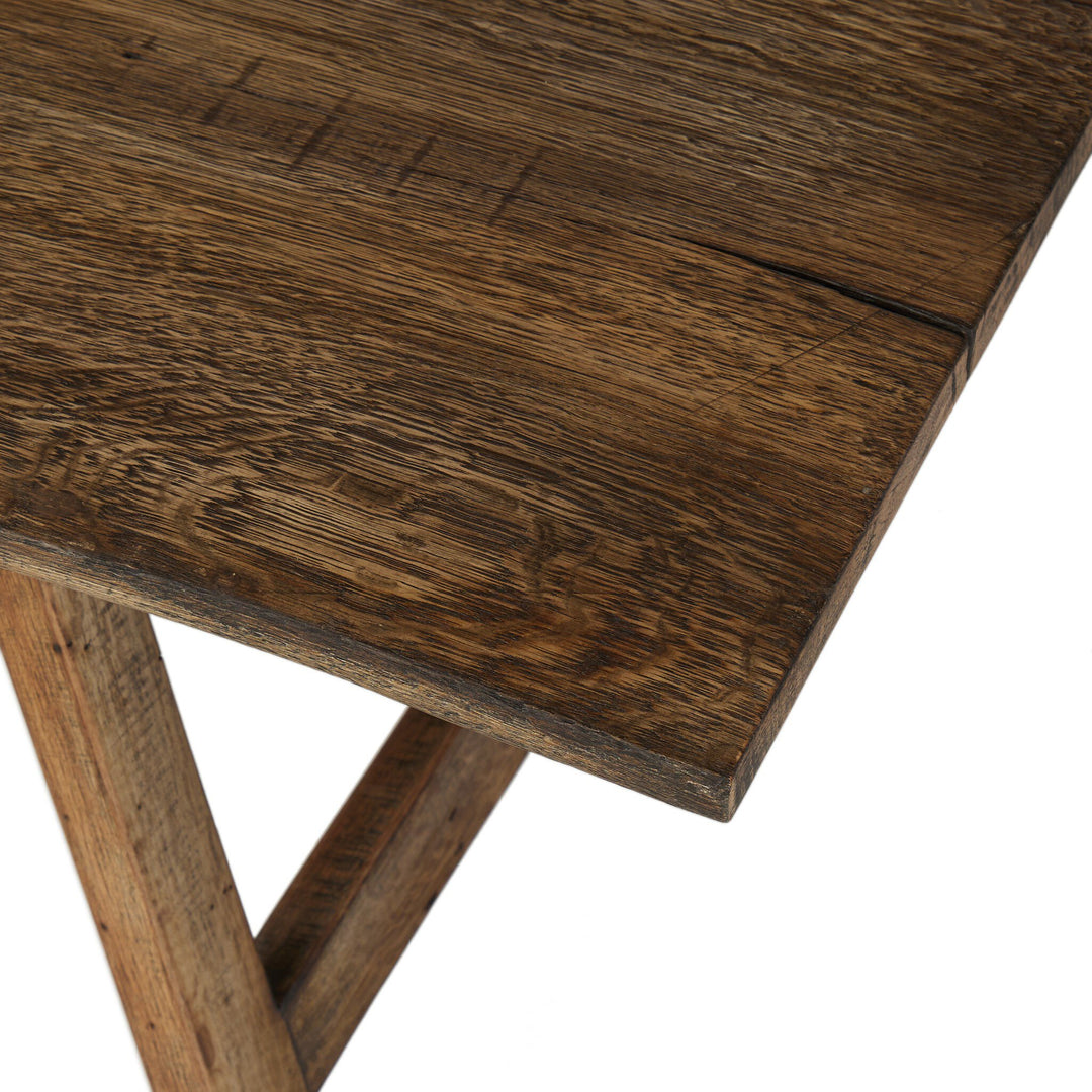 Elio Coffee Table Small in Burnt Bleached Oak