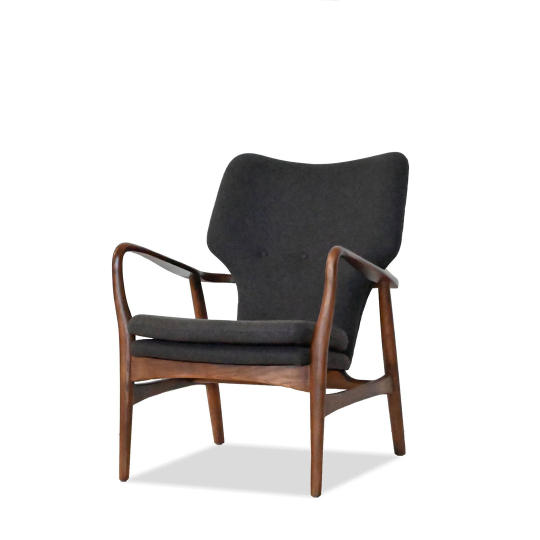 Ileen Chair In Grey Wool