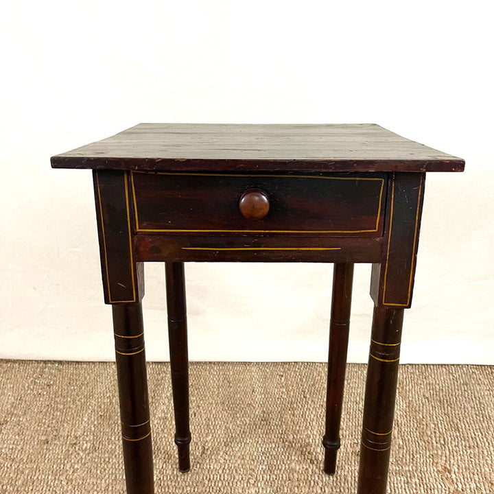 Antique Hitchcock One Drawer Stand C. 1840