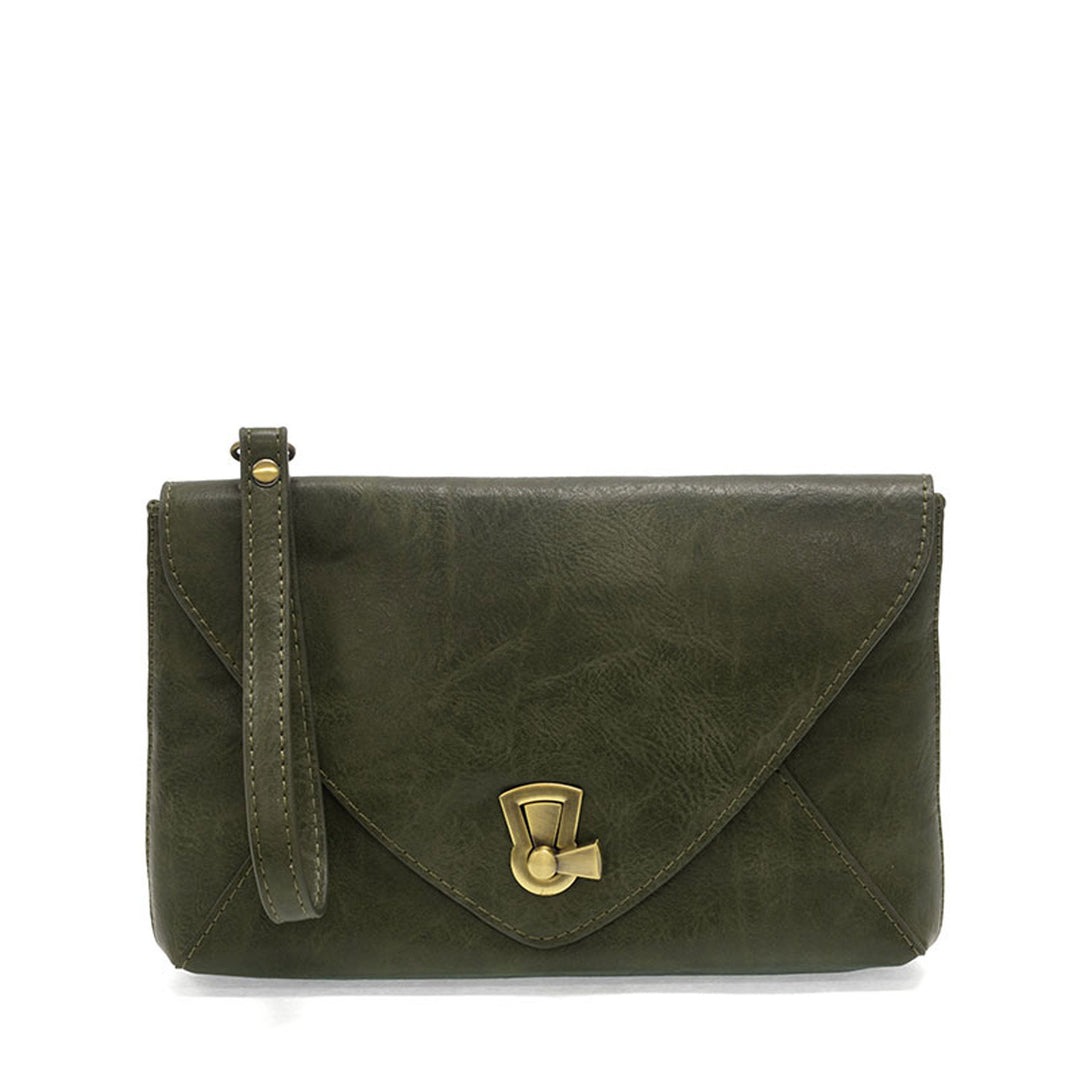 Hunter Green Claudia Keyhole Envelop Crossbody