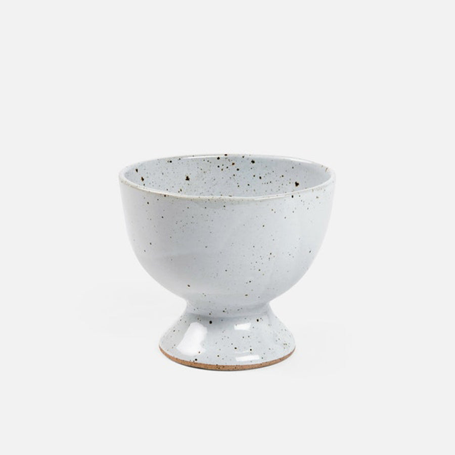 WILSON, White Salt Glaze, Footed Serving Bowl, Stoneware, Small