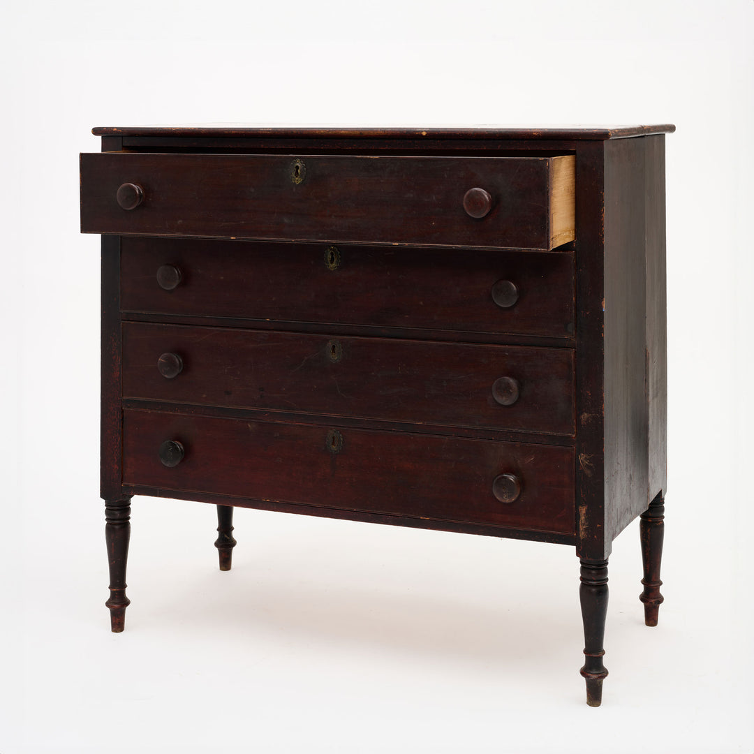 Vintage Country Sheraton Chest ca. 1820