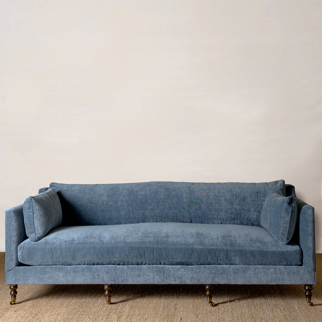 Madeline Sofa in Heavy Duty Federal Blue (90”)