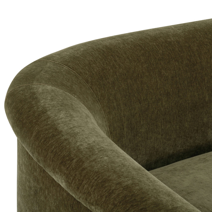 Taylour Upholstered Sofa in Dark Green (109")