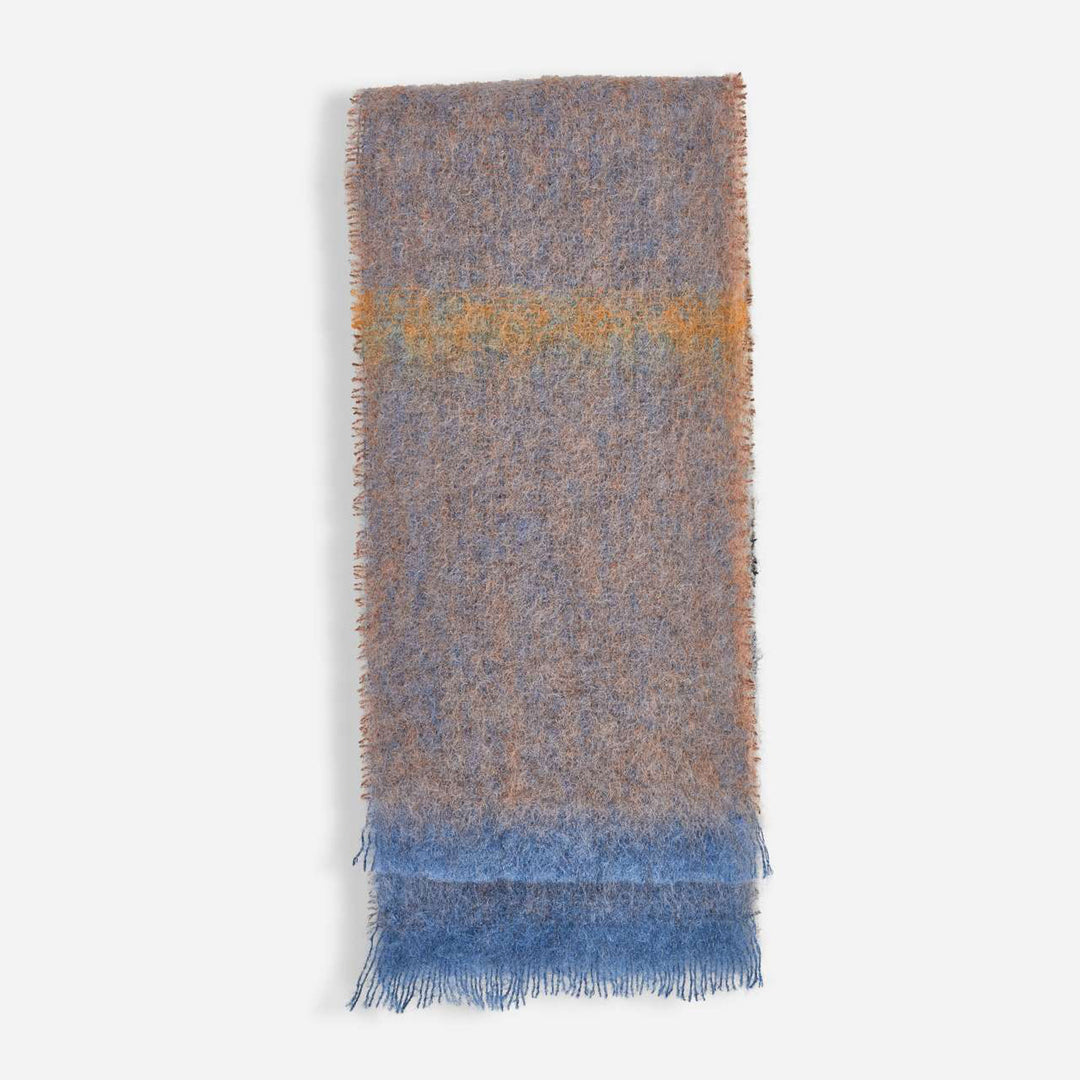 Clash Mohair Scarf in Cocoa