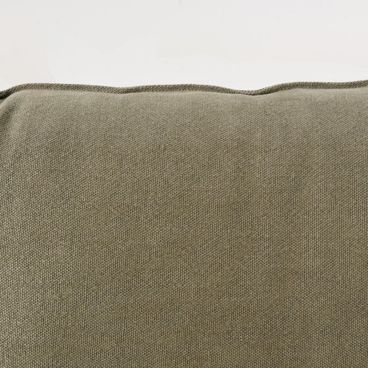 Alana Sofa Slipcovered in Jute Fabric Olive Brown (96")