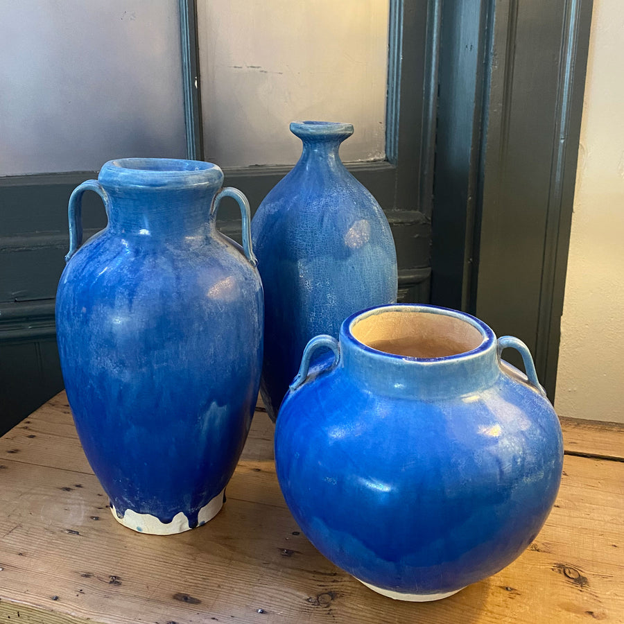Weathered Blue Vase