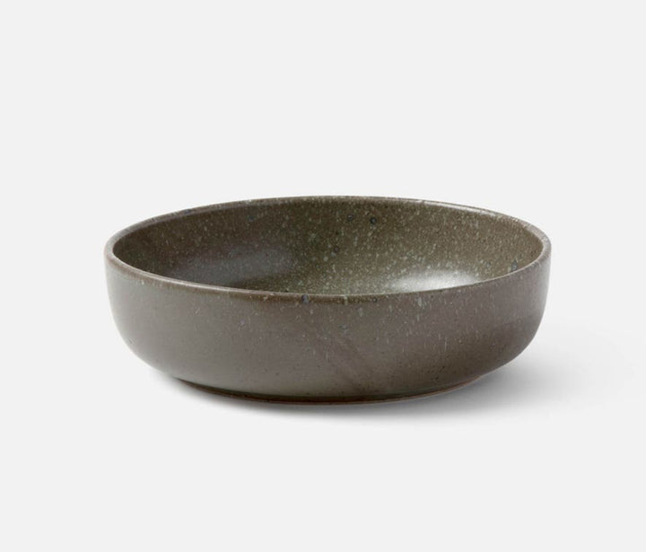 Marcus Round Serving Bowl Small Gray Salt Glaze Stoneware