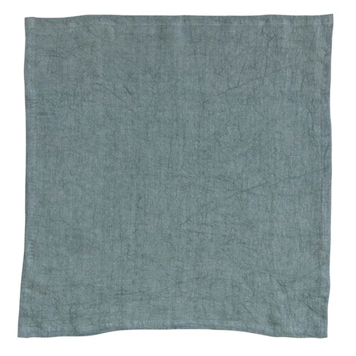 18" Square Stonewashed Linen Napkins S/4