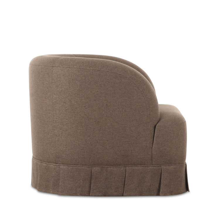 Margot Swivel Chair in Brown