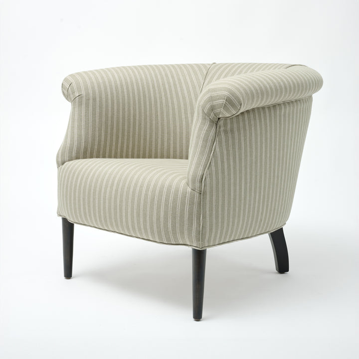 Emily Chair Upholstered in Beach Fern by Cisco Home