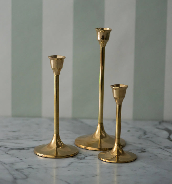 Brass Candlesticks S/3