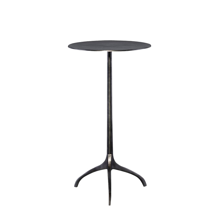 Bella Accent Table in Antique Nickel