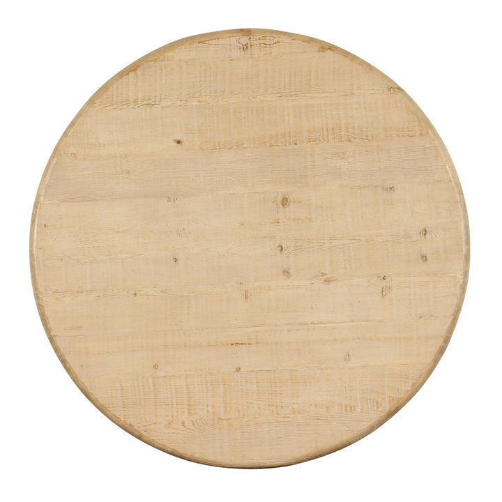 Emy Round Coffee Table Weathered Natural