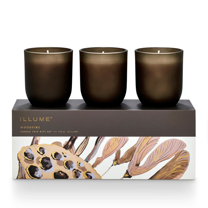 Woodfire Candle Trio Gift Set