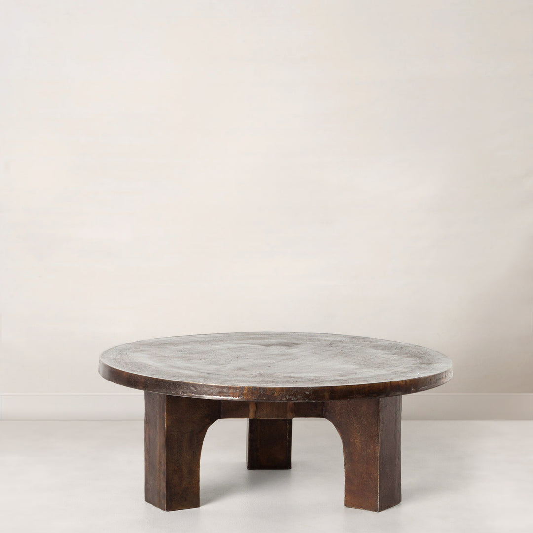 Fable Indoor/Outdoor Coffee Table in Antique Rust