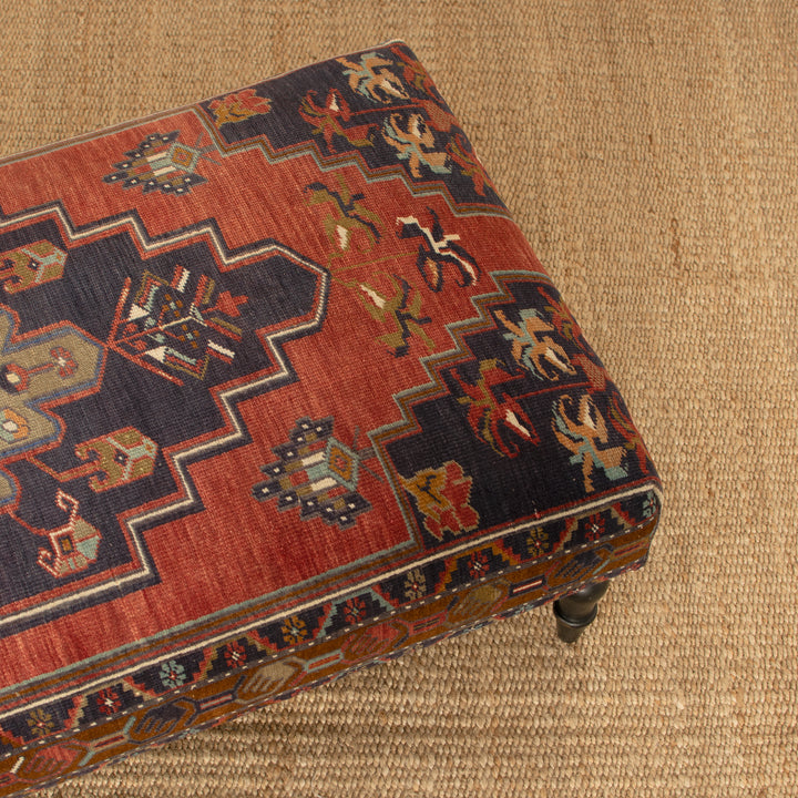 Vintage Rug Ottoman 29x64 (1024-EE)