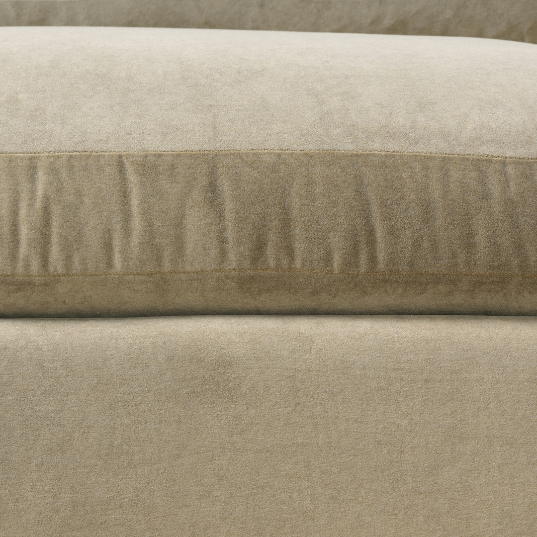 Big Easy Sofa with Thin Arms in Elephant Gray (95")