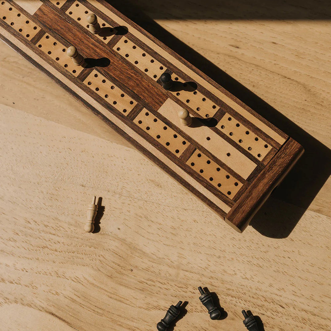 Wood Cribbage Game Handmade