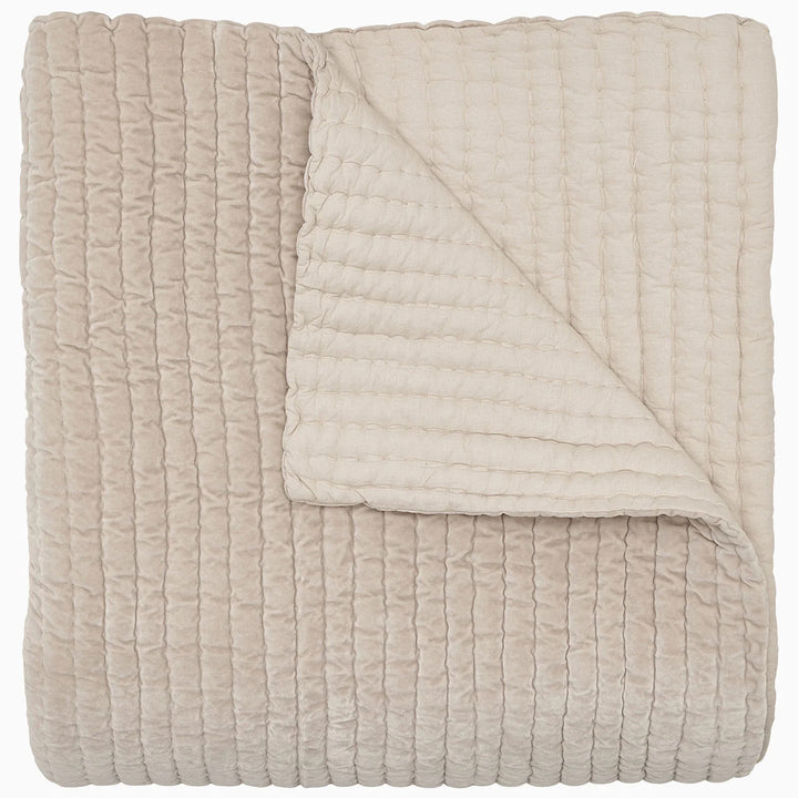 Velvet Sand Coverlet - Queen