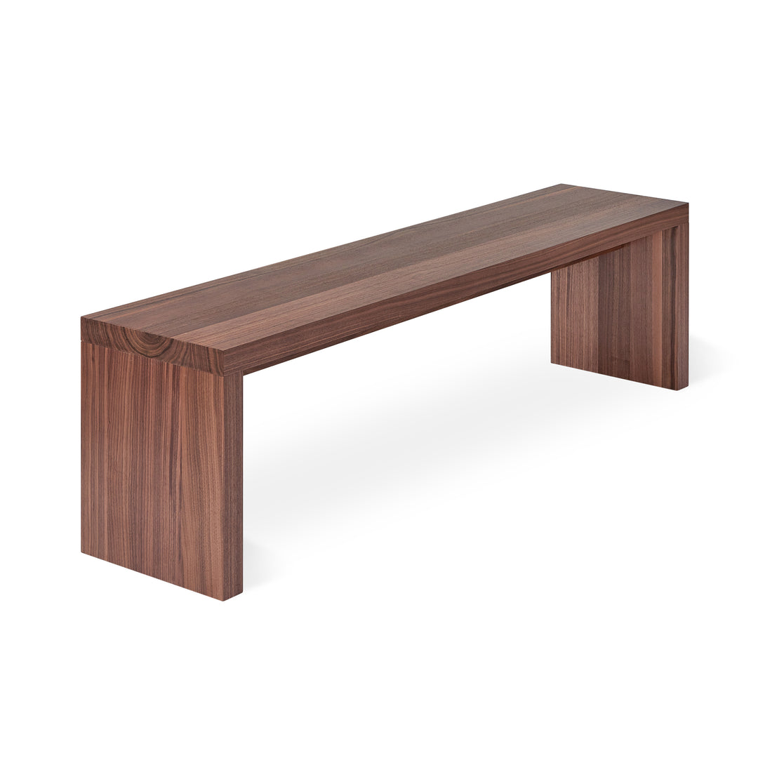 Plank Dining Bench in Walnut