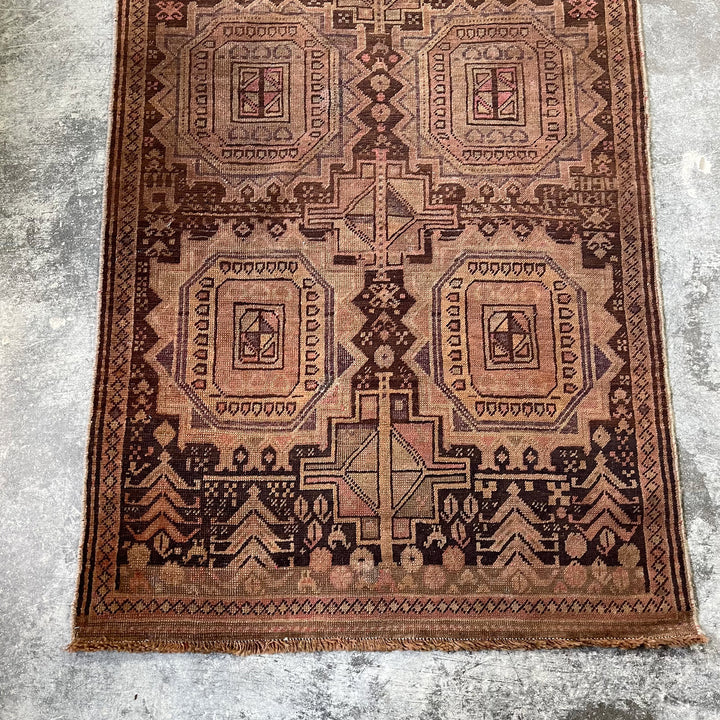 Vintage Rug Derbent UT 3.7 x 10.9