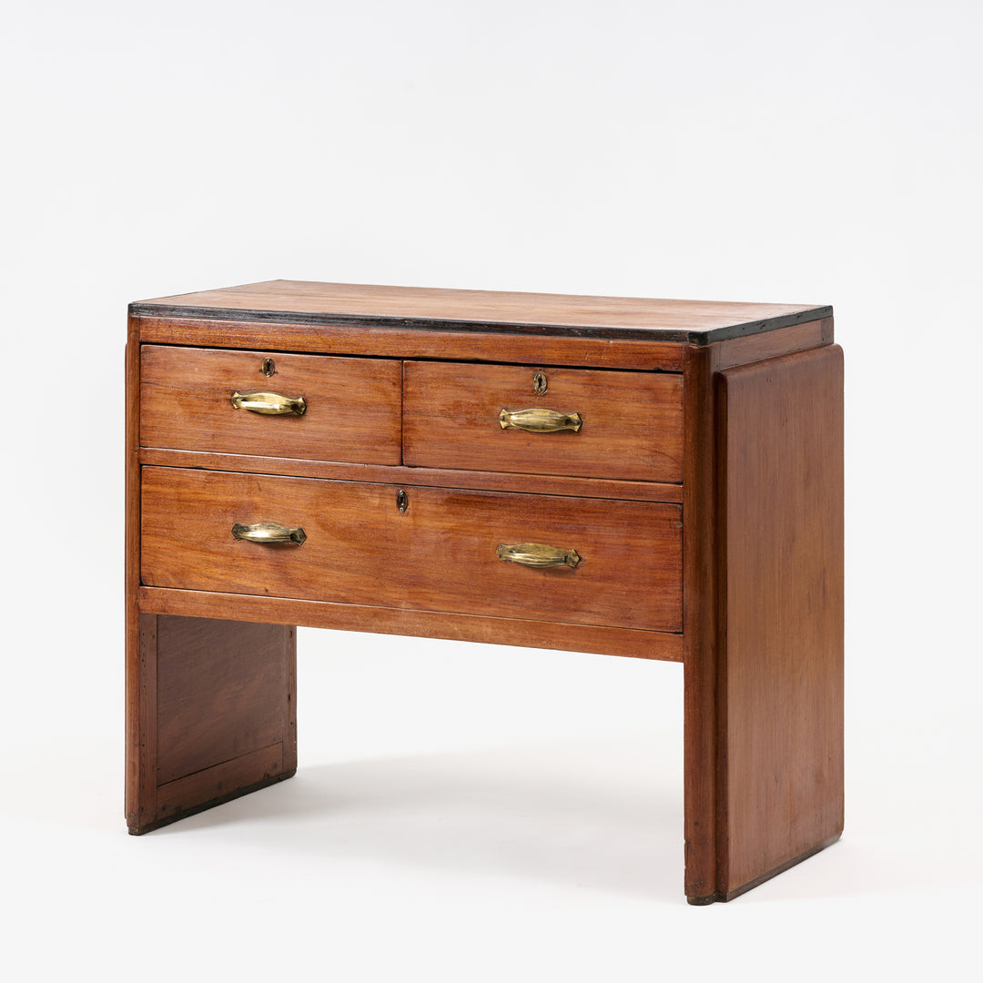 Vintage Three Drawer Desk
