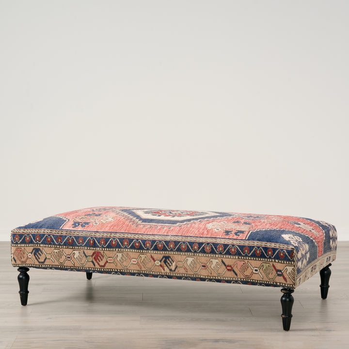 Vintage Rug Ottoman 36x64 (0813-C)