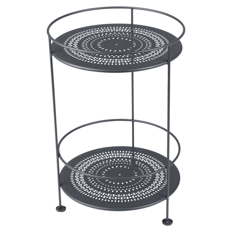 Guinguette Outdoor Side Table in Anthracite by Fermob