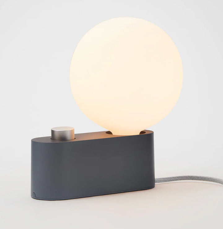 Alumina Table Lamp Charcoal with Sphere IV US